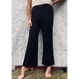 Garfield and Marks size 8 Flare dress pants black with red pinstripes